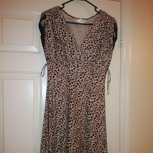 Leopard print dress